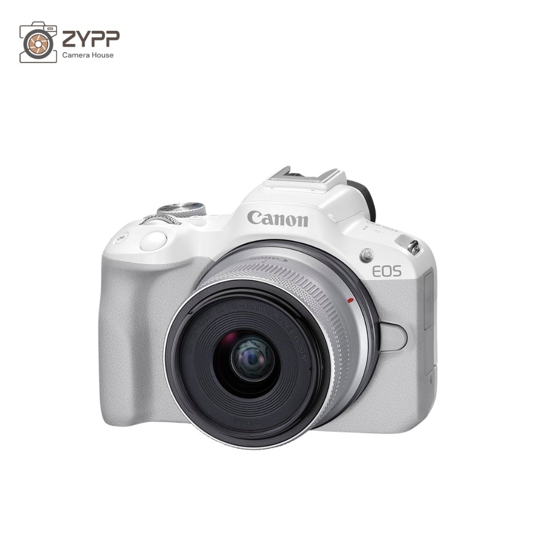 Canon R50 + Kit Lens (White)